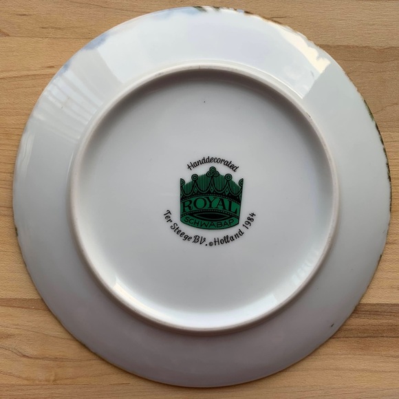 Vintage Royal Schwabap Ter Steege BV Collectible Plate - Picture 2 of 3